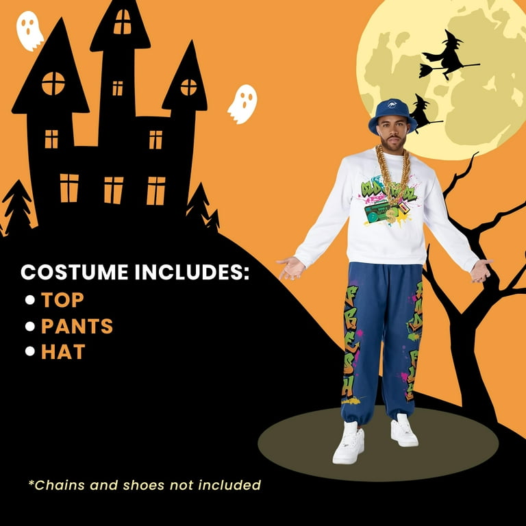 California Costumes 90s Hip Hop Mens Costume Medium Male - Walmart.com