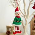 thumbnail image 4 of Injueey Muñeco de Navidad Año Nuevo Vacaciones Boda Colgante Hotel Ventanas colgantes Árbol de Navidad Chimenea Estante Decoración Adorno Kits de decoración para fiestas, 4 of 6