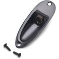 thumbnail image 1 of HAHDAXIA Guitar Input Jack Socket Plate Output Loaded Boat Style 1/4 Inch with Screws for Fender Stratocaster Strat St Mono Electric Guitar for Electric Guitar Replacement Parts(black), 1 of 7