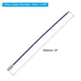 thumbnail image 2 of Unique Bargains 6 Inch Wire Keychain Cable Stainless Steel Key Ring Loop, Sapphire Blue 4 Pack, 2 of 6