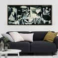 thumbnail image 5 of INVIN ART Framed Canvas Giclee Print Guernica by Pablo Picasso Wall Art Living Room, 26"x60", 5 of 8