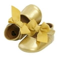 thumbnail image 1 of Baby Girl Princess Flats Ribbon Bow Decor Non-Slip Soft Sole Shoes Princess Fashion, 1 of 8