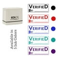 thumbnail image 7 of Printtoo Verified Self Inking Rubber Stamp Pre-Inked Office Stamp- Home Office Business Stationery, 47 x 20 mm Red, 7 of 7
