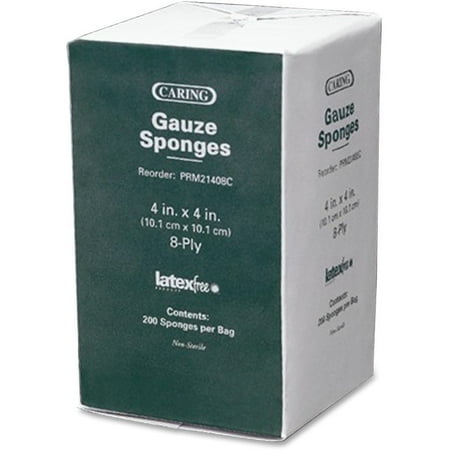 Caring Woven Non-Sterile Gauze Sponges - PRM21408CZ