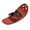 Red, variant on Crescent Moon Eva Foam Running and Hiking Snowshoes for Adults, Gray