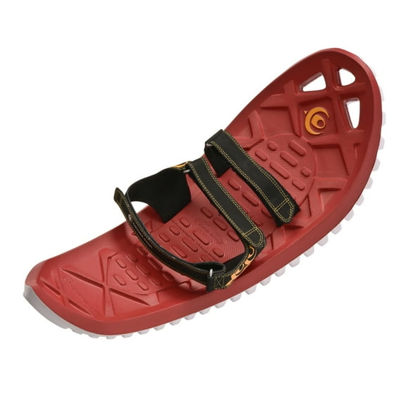 Crescent Moon Eva Foam Running and Hiking Snowshoes for Adults, Red