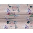 thumbnail image 4 of oneOone Velvet Pale Pink Fabric Florals Quilting Supplies Print Sewing Fabric By The Yard 58 Inch Wide-C6S, 4 of 5