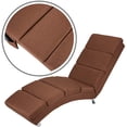 Erommy Electric Massage Recliner Chair Chaise Longue Linen Ergonomic Lounge Massage Recliner