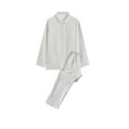 thumbnail image 1 of Georges Ensembles pour Femmes 2024 Tenue Décontractée pour la Maison pour Femmes Hauts à Manches Longues Pantalons Col Rabattu Pyjamas de Nuit Ensembles, 1 of 2
