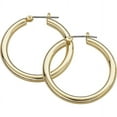 thumbnail image 3 of Gold-Tone Hoop Earrings, 7 Pairs, 3 of 9