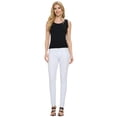 thumbnail image 4 of Women’s Ribbed Scoop Neck Tank, Black, L, 4 of 5