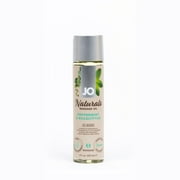 JO Flavored Naturals Massage Oil, Peppermint & Eucalyptus, 4 oz