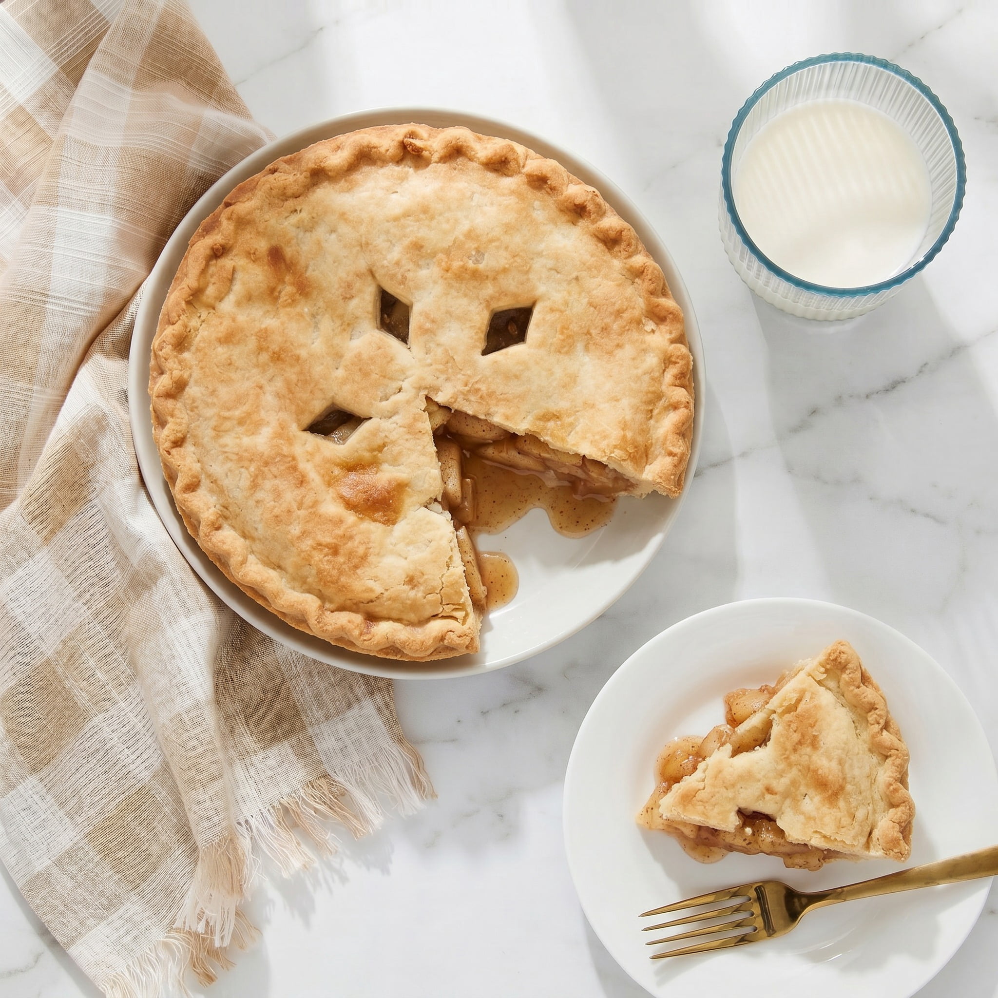 Freshness Guaranteed 8" No Sugar Added Apple Pie, 22 oz