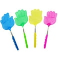 thumbnail image 3 of FYTPOV 5pcs Fly Swatter with Retractable Stainless Steel Handle, Funny Hand Shape Fly Swatters, Fly Swatter for Indoors, 3 of 3