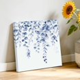 thumbnail image 3 of Canvas Wall Art, Blue Eucalyptus Framed Canvas Prints for Living Room Bathroom, Botanical Plant Rustic Branch Floral Gallery Wrapped Wall Decor for Home Office, Gifts, 12"x12" Ship Next Day, 3 of 9