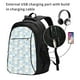 thumbnail image 2 of Balery Cute Cat Mochila con carga USB para hombre y mujer - Mochila impermeable y antirrobo para laptop con puerto USB para viajes, trabajo, 2 of 7