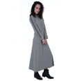 thumbnail image 3 of Moomaya Robe Maxi à Capuche à Manches Longues pour Femmes avec Poches, Décontractée, Longues Robes, 3 of 6