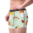 thumbnail image 4 of Kll Mushroom Bee Men'S Cotton Boxer Briefs Underwear-X-Large, 4 of 9