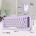 thumbnail image 4 of Kit Teclado y Mouse ACTECK CREATOR CHIC K-COLORS MK480 Inalambrico USB 2.4 MHz, 4 of 5