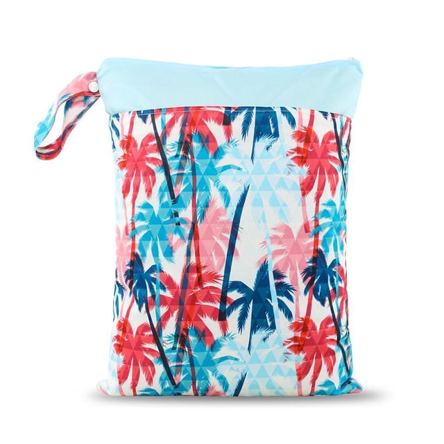 Pañales Impermeable Para Bebé, Bolsa De Pañales Reutilizable Con Doble Cremallera, Bolsa Húmeda, Bolsa Organizadora De Pañales, Bolsa Cambiadora Para Bebé seitruly HA042253-02