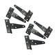 thumbnail image 2 of Bisagra En T Triangular, Bisagra En T Galvanizada Con 6 Orificios Para Tornillos Resistente Al Desgaste Para Puertas De Gabinete, 2 of 8
