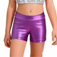thumbnail image 3 of Girls Shorts Quick Dry Workout Purple Shorts High Waisted Sports Short 8-9 Years, 3 of 3
