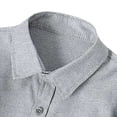 thumbnail image 4 of UACY Boys Linen Button Down Dress Shirt Kids Long Sleeve Shirts Tops School Uniform Shirt for Toddlers Teen (Grey, 18-24 Months), 4 of 6