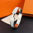 thumbnail image 1 of bracelet women 18K rose gold H letter buckle men and women H wide and narrow version bracelet H bracelet, 1 of 1