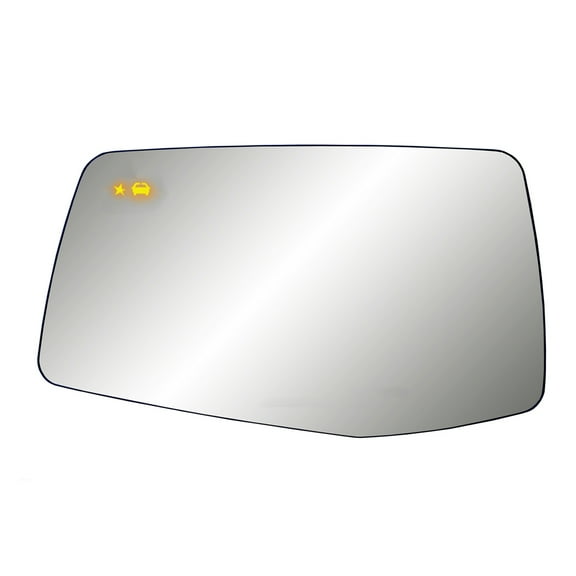 55318 - Fit System Driver Sde Heated Replacement Glass w/backing plate, 2019 & up Silverado/ Sierra 1500, w/Blind spot detection system, w/o auto dimming, LH, 5 15/16" x 10" x 10.75"