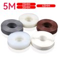 thumbnail image 5 of SEARCHI Weather Strippin, Silicone Door Seal Strip Sticker Adhesive for Door Window 16Ft Long, Brown Width 25mm, 5 of 7