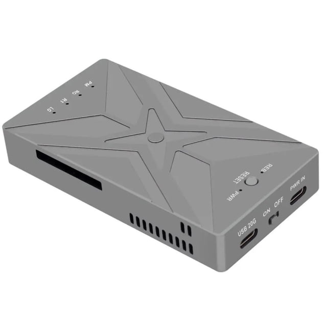 JIAHAOO M 2 NVME SSD Enclosure With RAID0 RAID1 Modes For High Speed And Secure Data Management