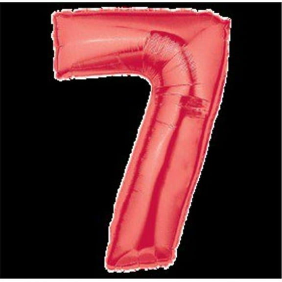 Loftus International B1-5847R Megaloon Number 7 Red Balloon