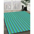 thumbnail image 3 of Ahgly Company Machine Washable Indoor Rectangle Transitional Green Area Rugs, 2' x 5', 3 of 7