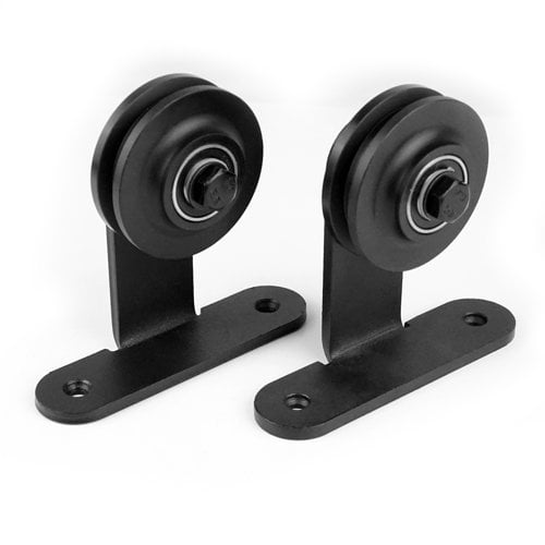 Lubann Classic Basic Top Mount Wood Sliding Track Kit Barn Door Hardware