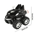 thumbnail image 3 of B Orca Whale Pull Back Car Toy Mini Dinosaur Vehicle Ocean Animal Model For Children Ages 3 4 5 Years Old, 3 of 9