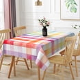 thumbnail image 6 of Tchckioa Gradient Rainbow Tablecloth,60x102 Inch Rectangle Waterproof Table Cloths for Kitchen Dining Decor, 6 of 6