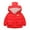 Red, variant on Esaierr Baby Boys Girls Winter Warm Jacket Kids Ears Hooded Puffer Cotton Coats Toddler Fleece Lined Cotton Outerwear Tops for 1-8 Years Old