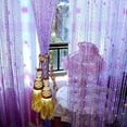 thumbnail image 4 of Labymos Door String Curtain Shiny Tassel Flash Silver Line String Curtain 100x200cm Wedding Coffee House, 4 of 8
