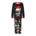 thumbnail image 2 of Meihuid Matching Family Pajamas Sets Long Sleeve Christmas Reindeer Plaid Pjs Striped Women Holiday Sleepwear Homewear, 2 of 10