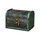 thumbnail image 5 of , Caja de almacenamiento decorativa, Joyero con bisagras, Joyero de madera, Organizador para Verde, 5 of 9