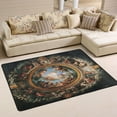 thumbnail image 2 of WOBOGO The Baroque Pattern Carpet Non-Slip Rugs Soft Doormat 72×48in Living Dining Room Bedroom Decorative, 2 of 7