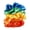 Multi-Color, variant on Tickled Pink Women's Satin Scrunchie Rainbow