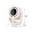 thumbnail image 2 of Ventilador Portátil Recargable USB Tipo C | 4 Velocidades | Control Remoto y Pantalla Táctil | Silencioso para Escritorio Oficina Hogar Viaje Dormitorio, 2 of 3