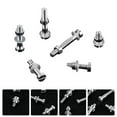 thumbnail image 1 of SHOWERORO Assembly Turntable Headshell Cartridge Mounting Kit Silver 6Pack, 1 of 6