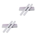 thumbnail image 4 of Vogacara 10 Pieces Dual-sided Nail File Durable Fingernail Tools Convenient Shaping Tool Accessory Trimming for Home Salon Using Gris blanco 2piezas, 4 of 6