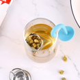 thumbnail image 5 of Tea Filter Silicone Tea Strainer Large Blue Umbrella Shape Food Grade Silicone Tea Infuser, 5 of 5