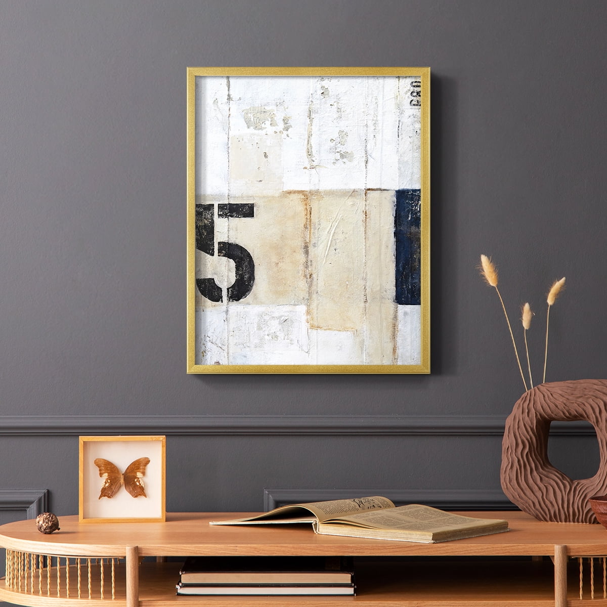 5th Row in Paper Solid Wood 16 x 20 Framed Print