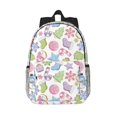 thumbnail image 1 of Lukts Pastel Christmas Cookies Pattern 15 Inch Student Backpack, Waterproof Laptop Backpack with Adjustable Shoulder Straps, Lightweight Travel, Campus Backpack, Unisex, 1 of 6