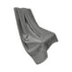 thumbnail image 3 of Manta de lana sólida super suave y cálida, manta de toalla de baño de franela gruesa gris oscuro [70x100cm], 3 of 6