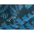 thumbnail image 4 of Ambesonne Blue Quilted Bedspread Set 3 Pcs, Floral Swirl Leaves Branch, Queen Size, Turquoise Pale Blue, 4 of 5